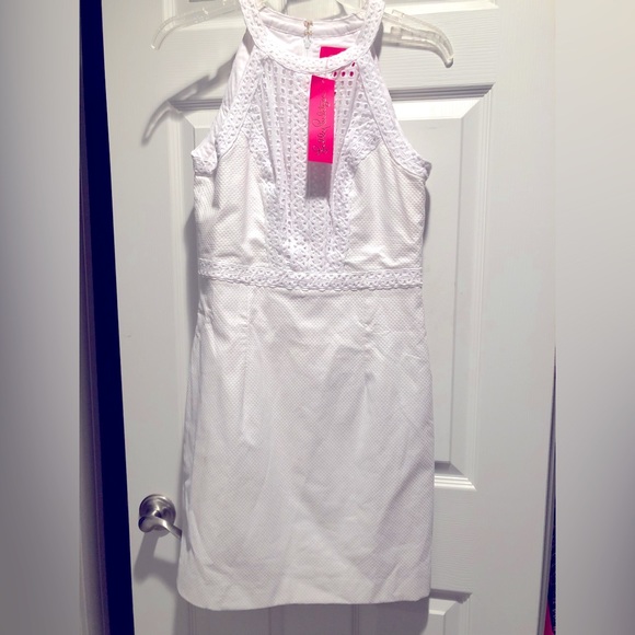 Lilly Pulitzer white Charlize dress, size 2, NWT - Picture 2 of 3